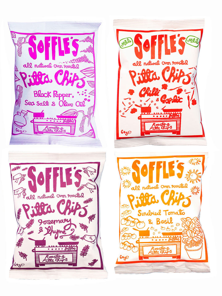 Soffle's Mixed Pitta Chip Selection Pack