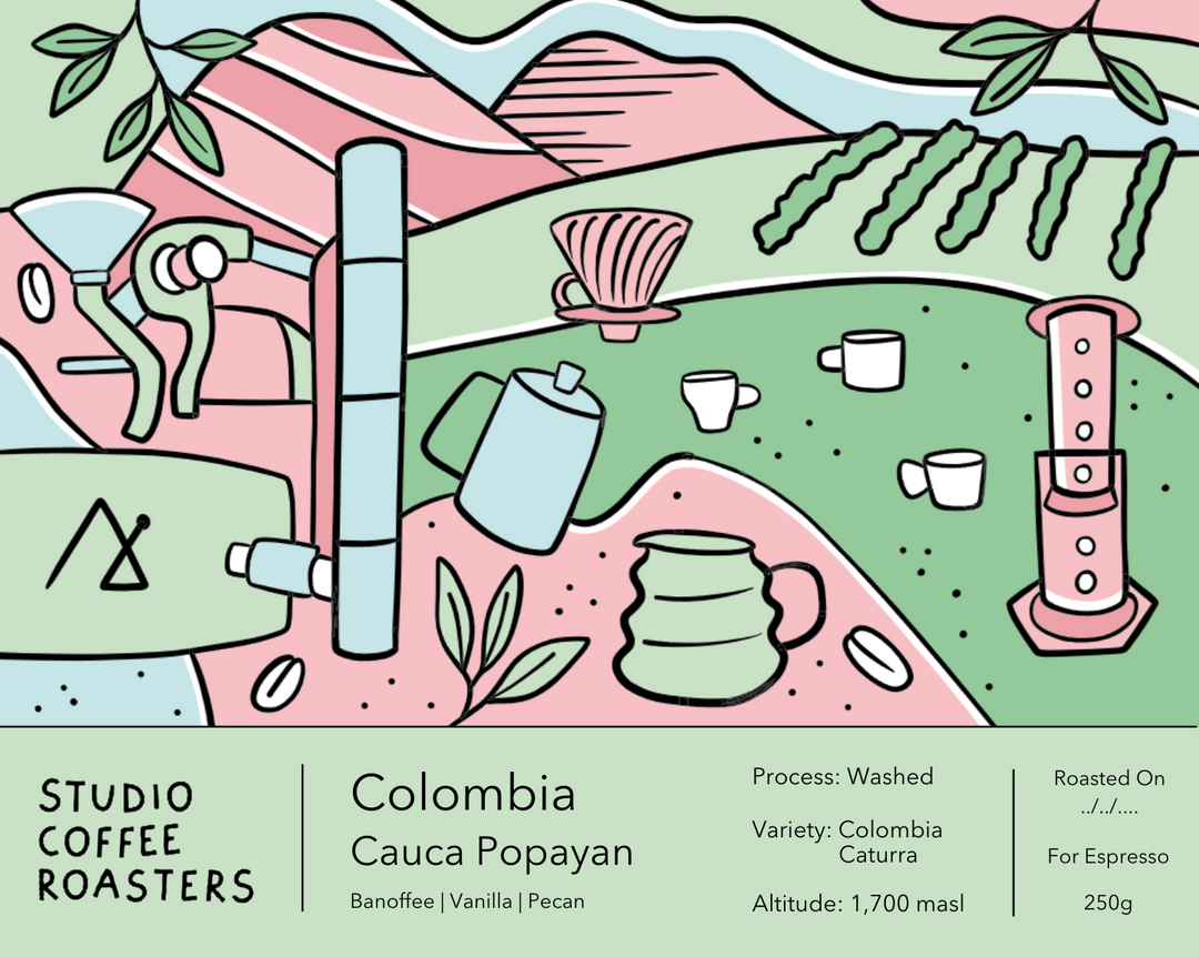 Studio Coffee Roasters - Colombia Cauca Popayan