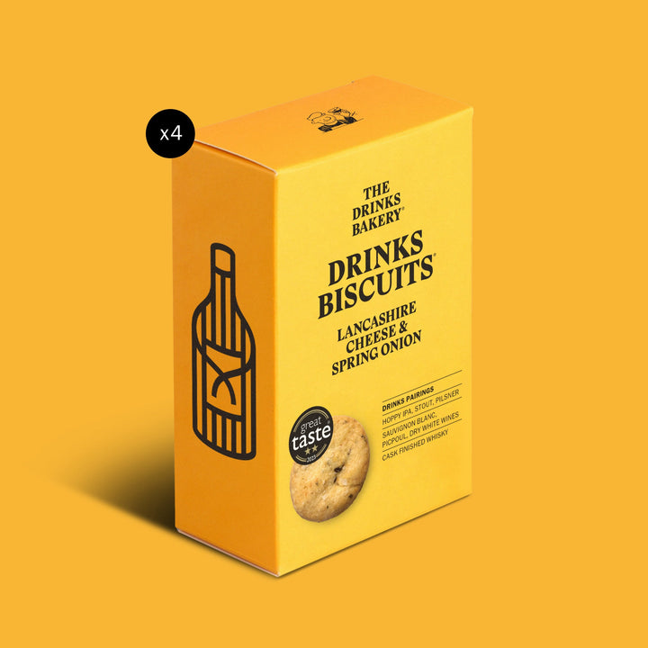 Lancashire Cheese & Spring Onion Drinks Biscuits