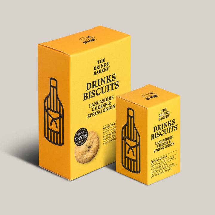 Lancashire Cheese & Spring Onion Drinks Biscuits
