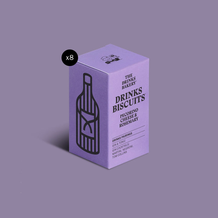 Pecorino Cheese & Rosemary Drinks Biscuits