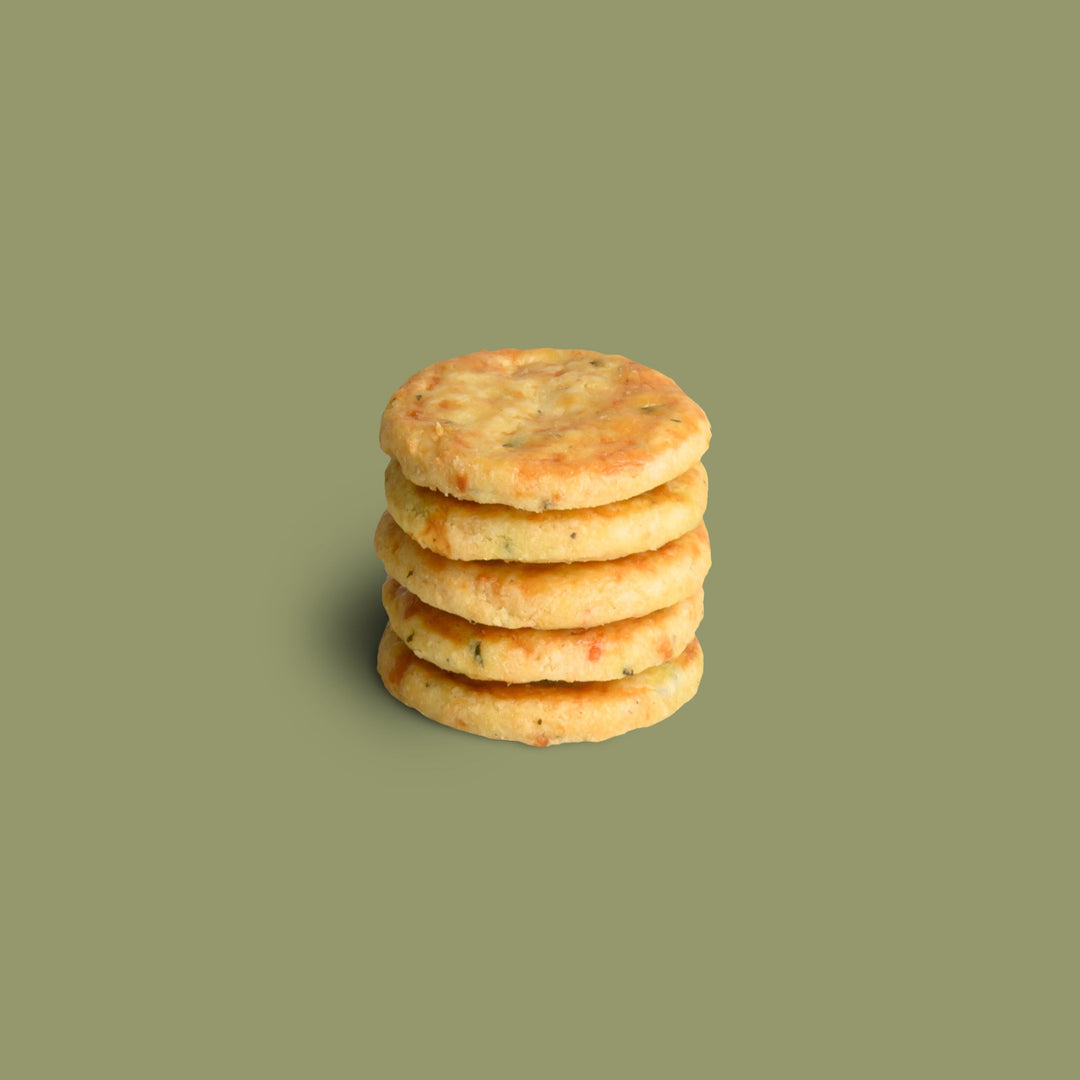 Parmesan Cheese & Sweet Basil Drinks Biscuits