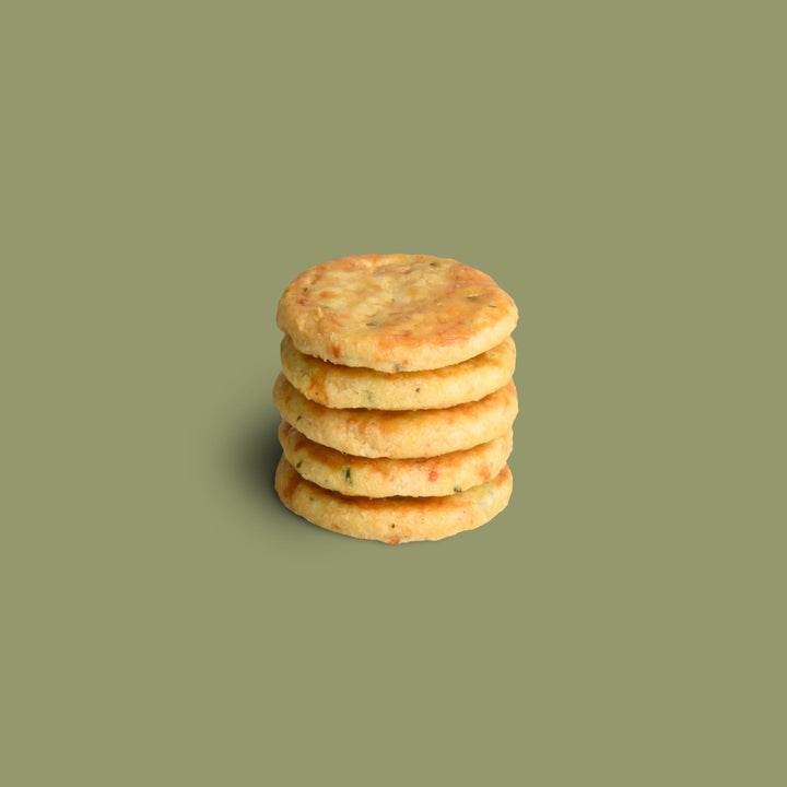 Parmesan Cheese & Sweet Basil Drinks Biscuits