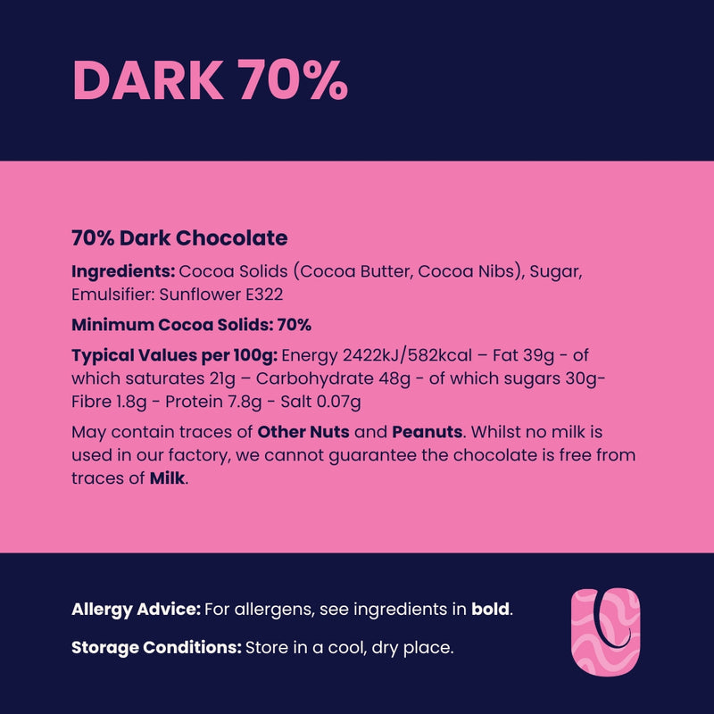 Undairy 70% Dark Chocolate