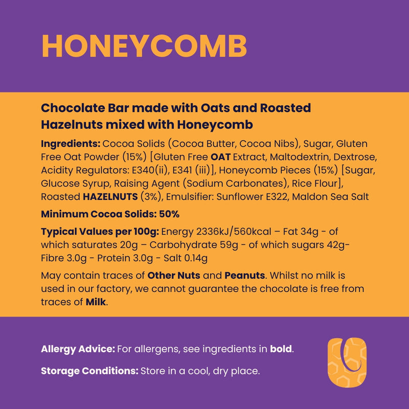 Undairy® Chocolate Honeycomb Bar