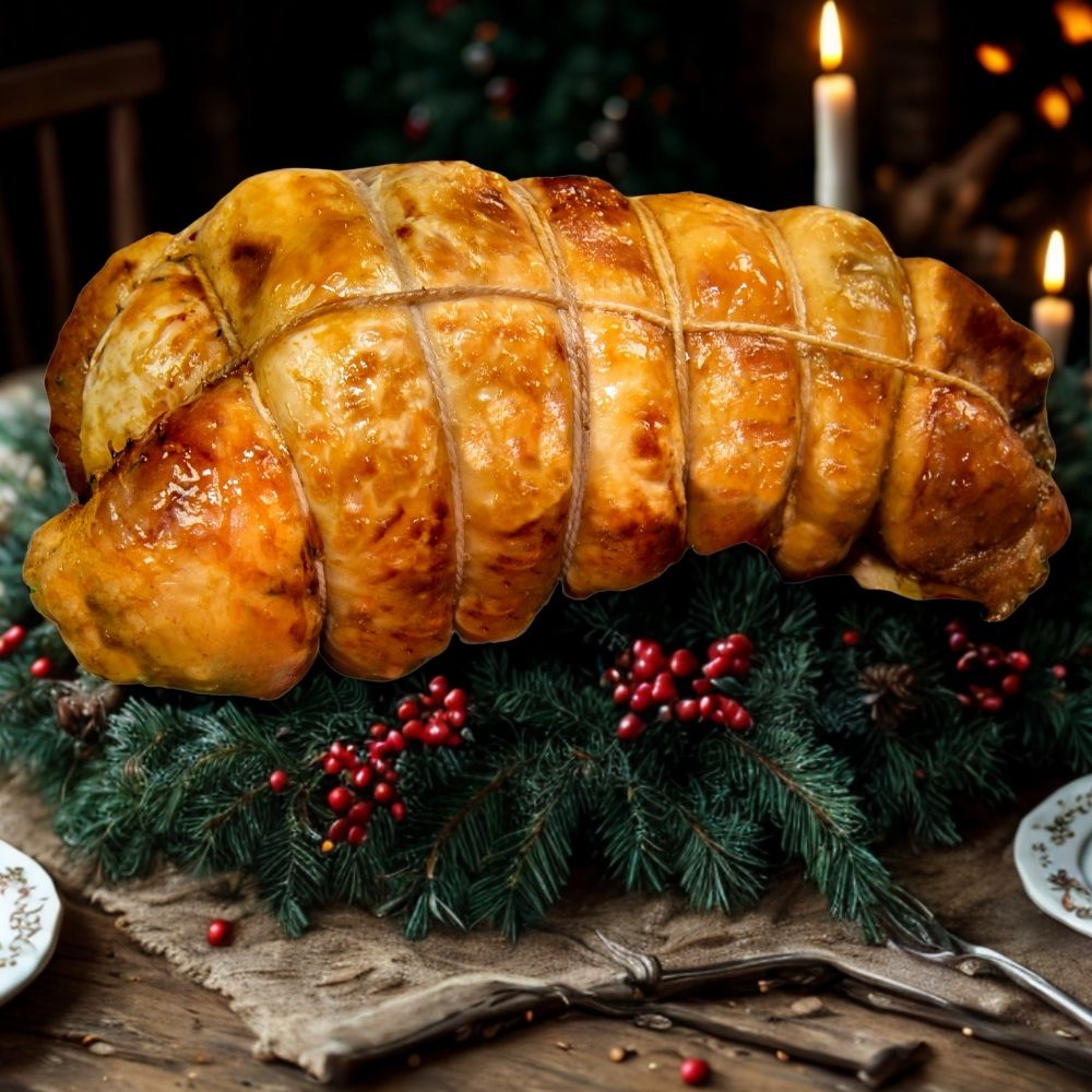 White Free Range Turkey Breast Roll (Pre-Order)