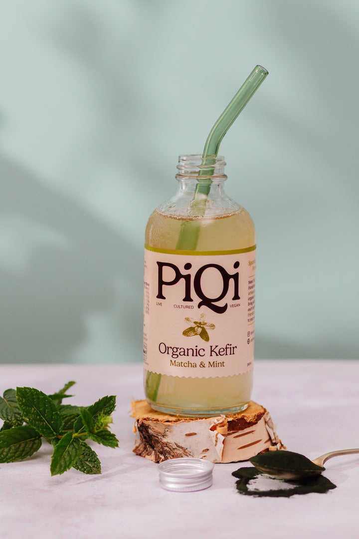 Matcha & Mint Kefir Water