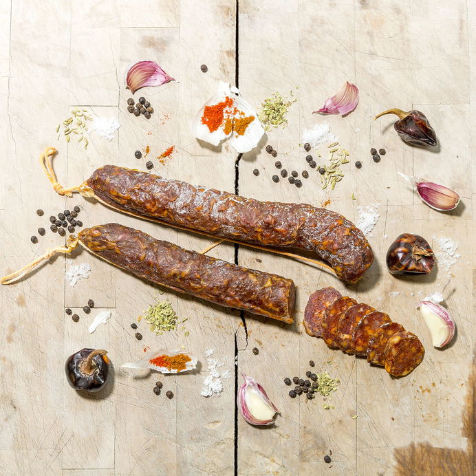 East Coast Cured Chorizo with Bourbon