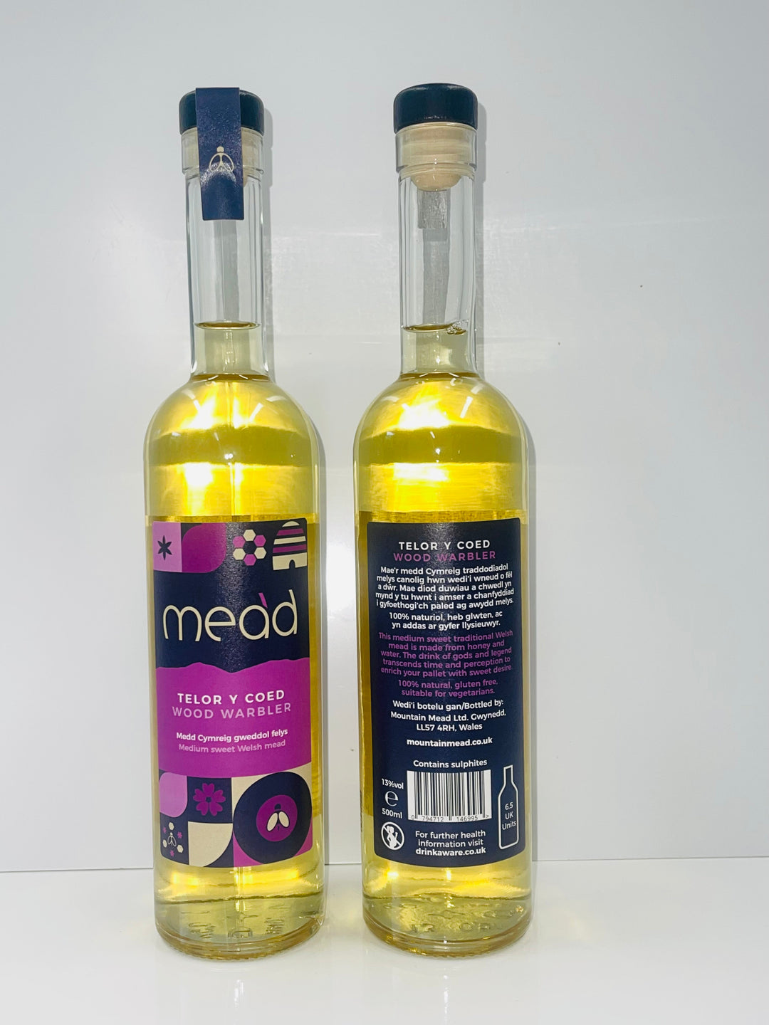 Wood Warbler - Telor Y Coed: Medium Sweet Mead 500ml