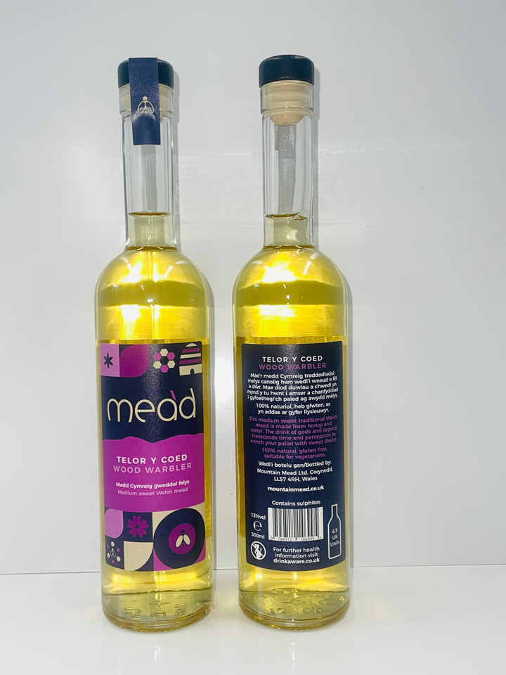 Wood Warbler - Telor Y Coed: Medium Sweet Mead 500ml