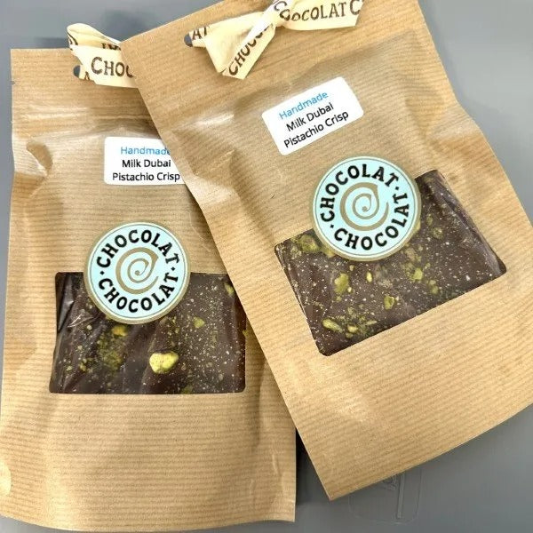 Chocolate Shards Milk Dubai Pistachio Crisp