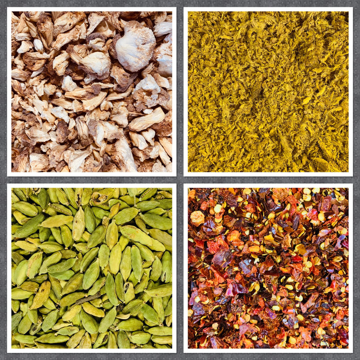 Lion's Mane Mushroom Brightening Tea with Cardamom, Chilli & Ginger - Box of 21