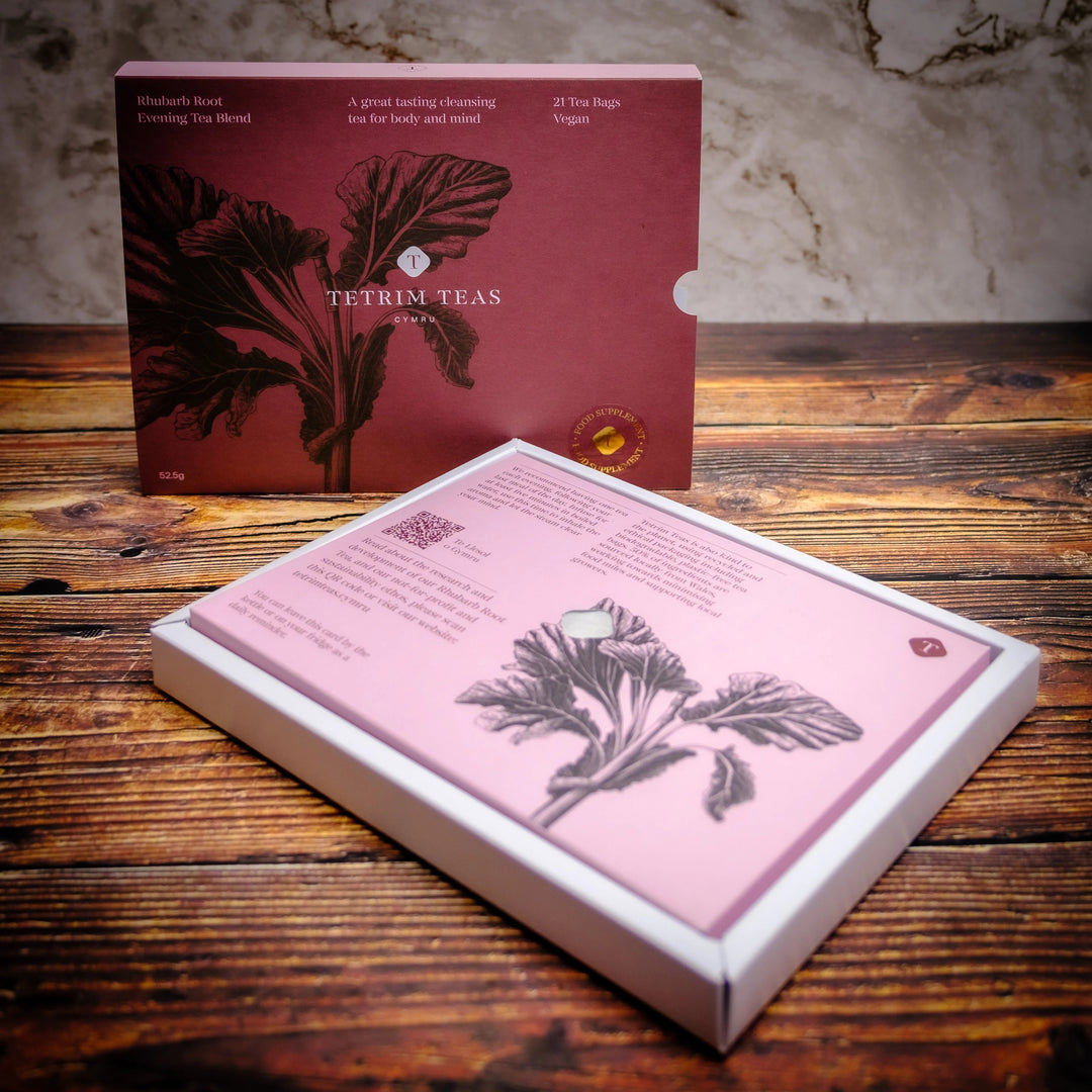 30-day Rhubarb Root Cleansing Evening Tea - Box of 30