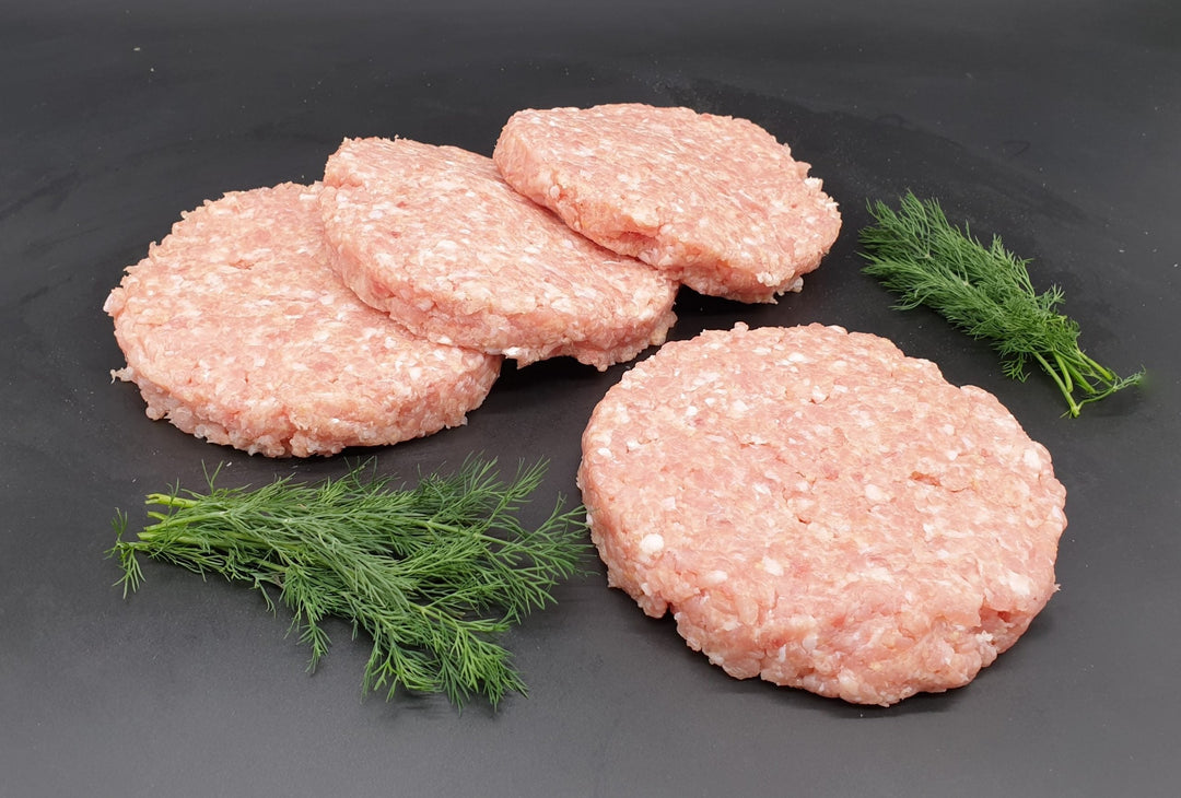Hickory Smoked Pork Burgers