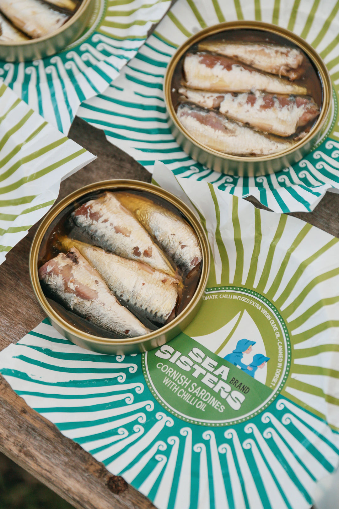 Cornish Sardines with Chilli Extra Virgin Olive Oil