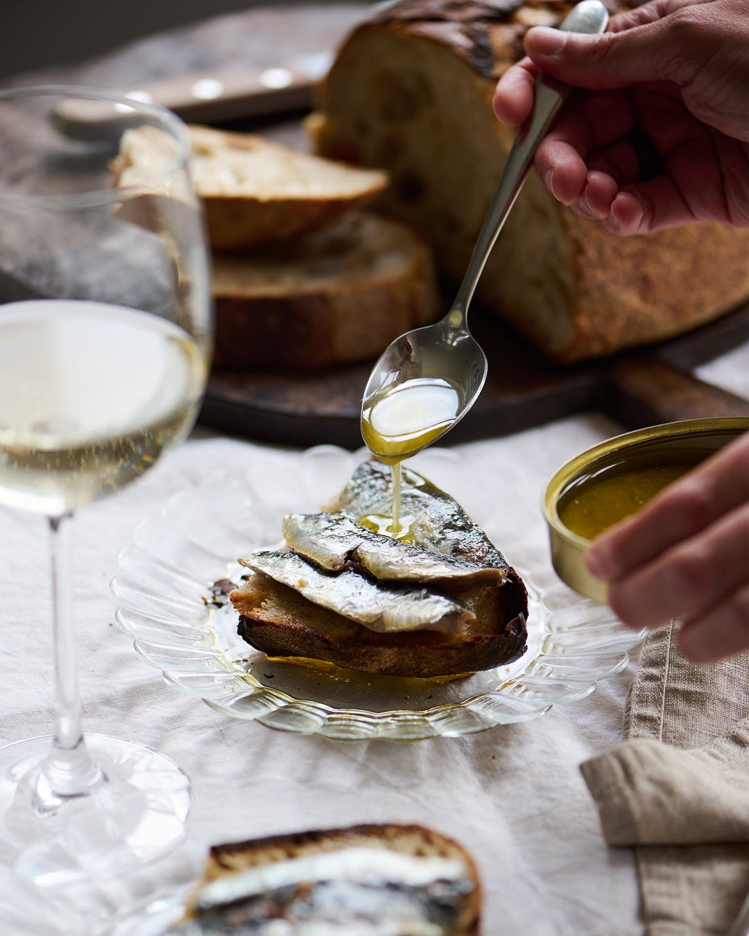 Cornish Sardine Fillets In Two Fields Extra Virgin Olive Oil