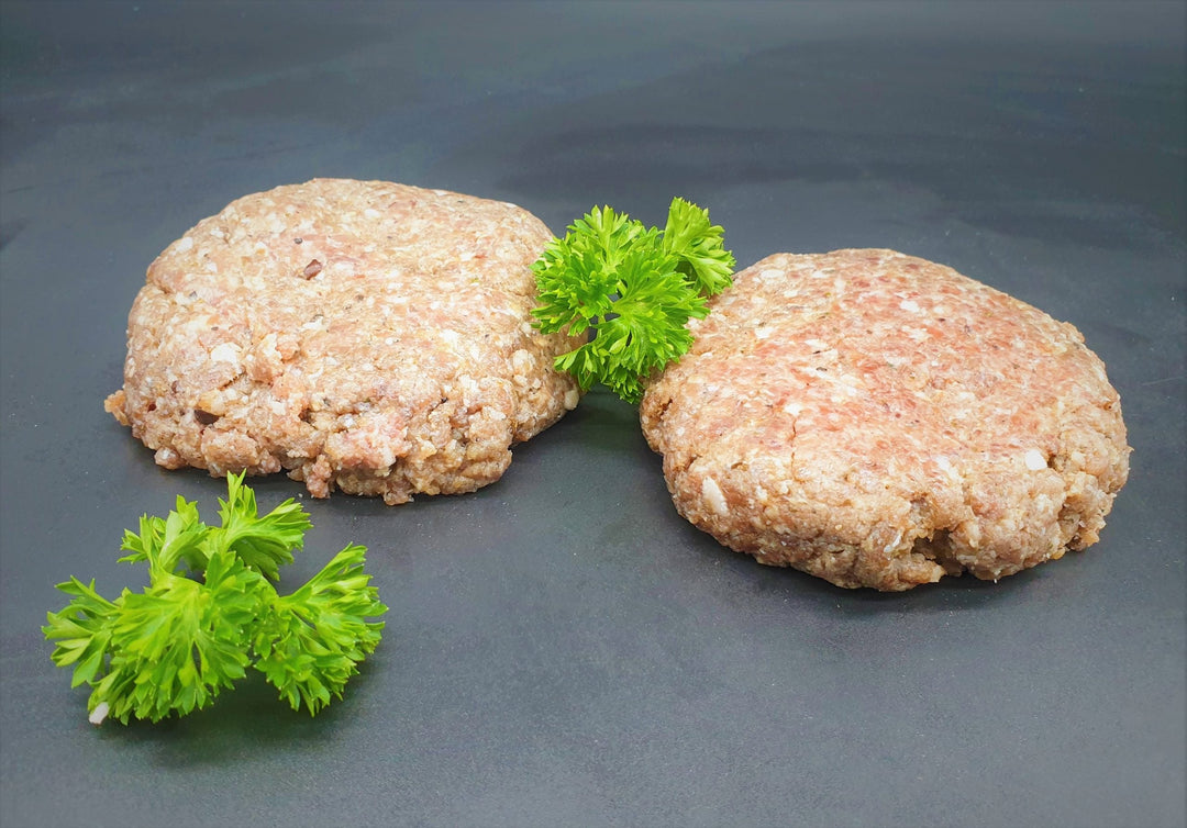 Venison, Juniper & Black Pepper Burgers